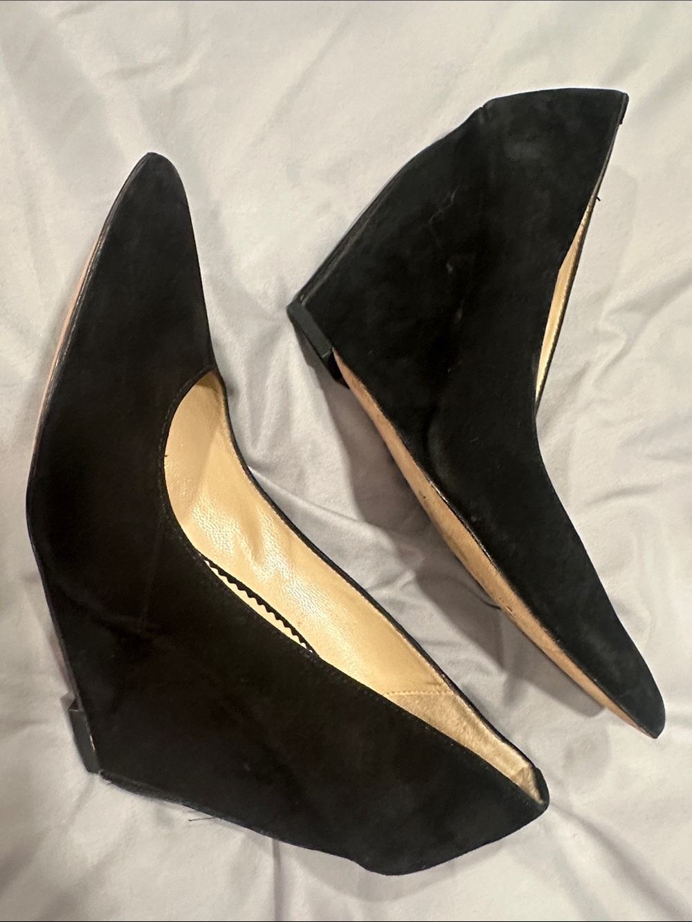 Jean michel Cazabat suede 38 “Penny” pumps luxury size 7.5